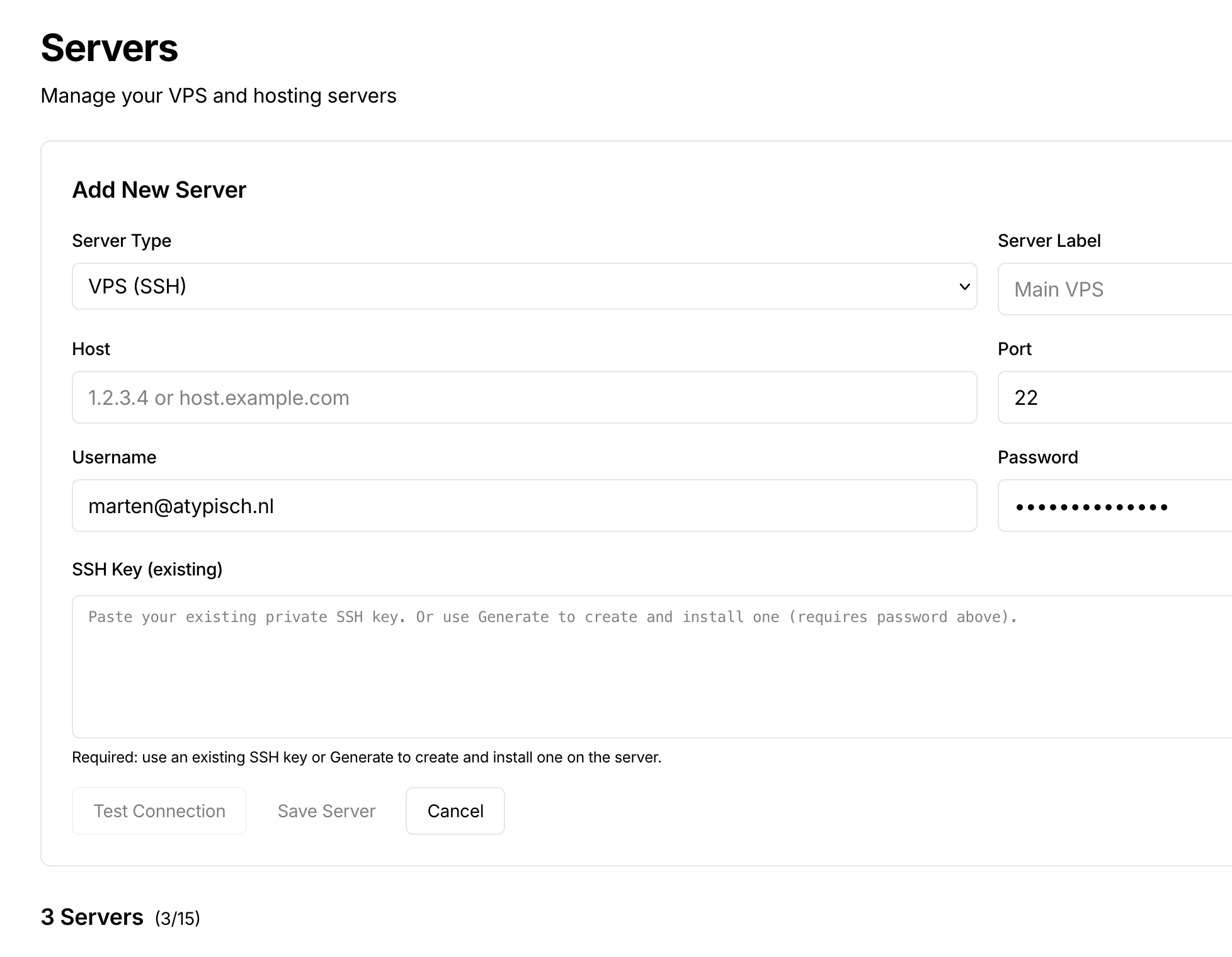 Settings and subscription